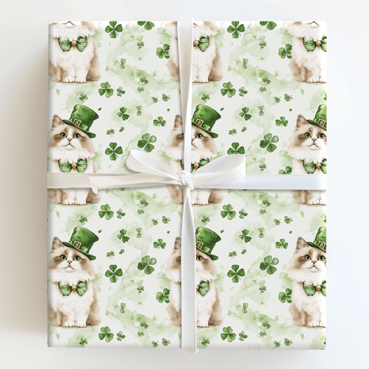 Leprechaun Ragdoll - Wrapping Paper - Aspen &amp; Arlo