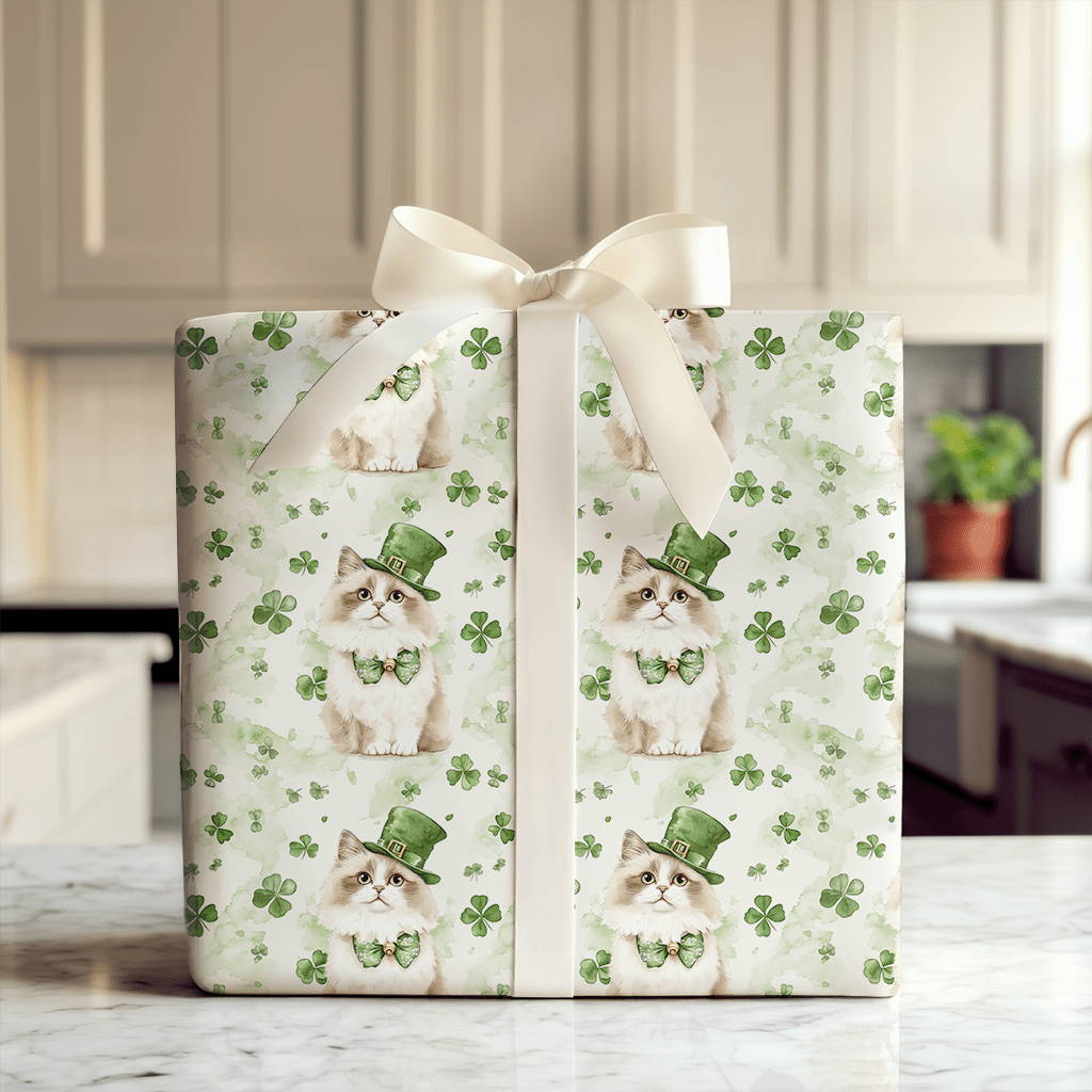 Leprechaun Ragdoll - Wrapping Paper - Aspen & Arlo