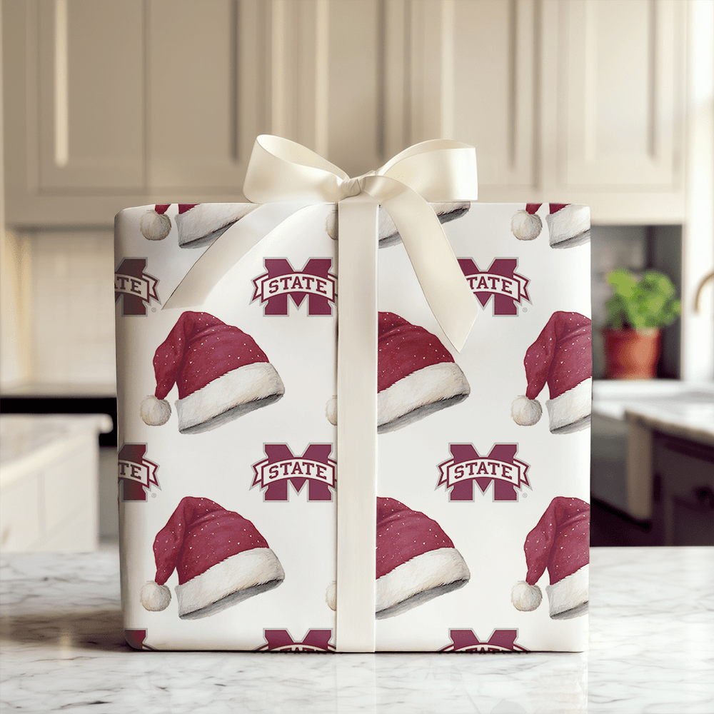 Merry Maroon Magical - Wrapping Paper - Aspen & Arlo