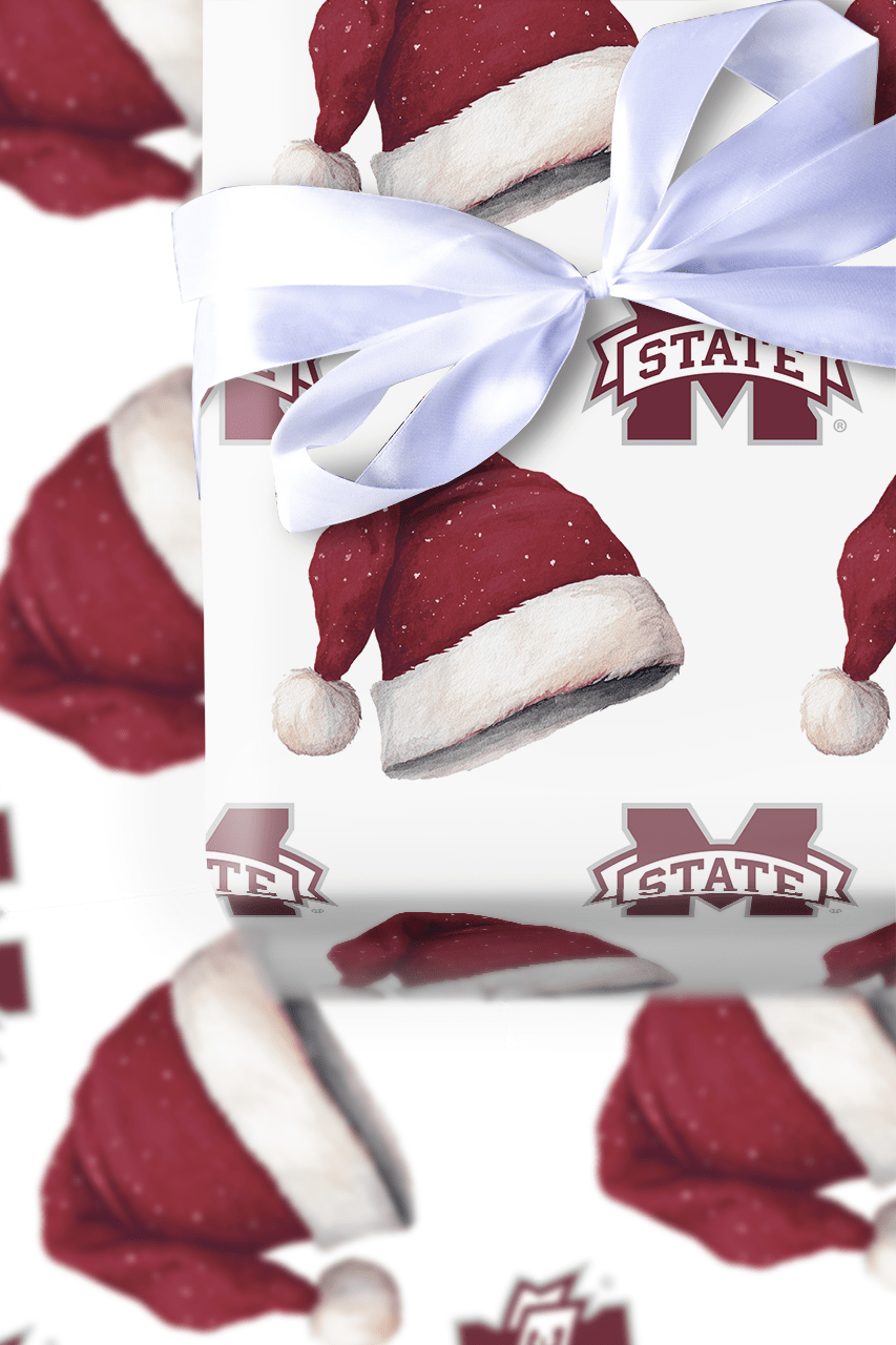 Merry Maroon Magical - Wrapping Paper - Aspen & Arlo