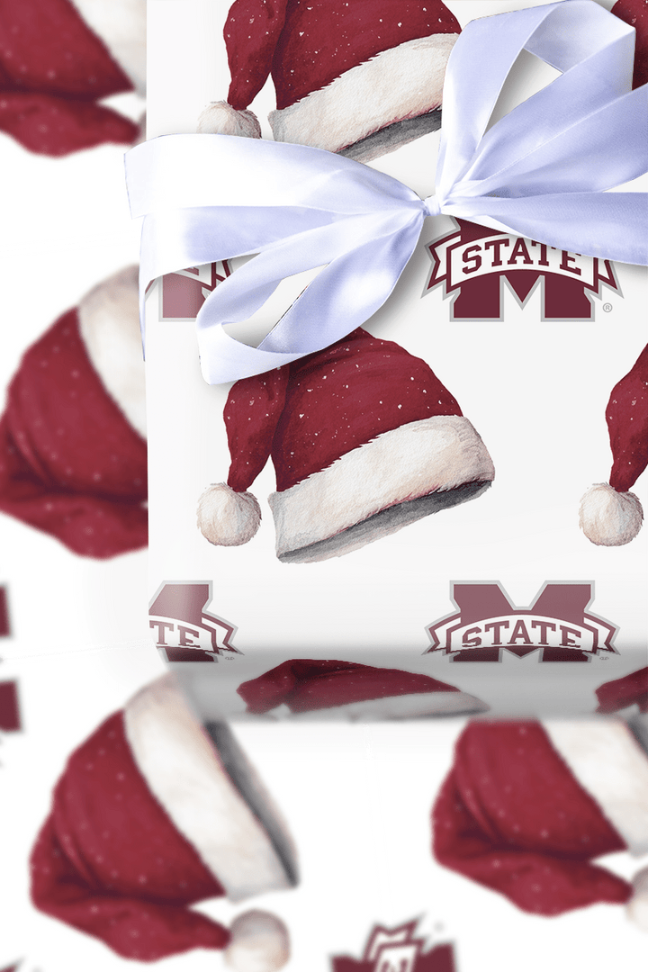 Merry Maroon Magical - Wrapping Paper - Aspen & Arlo
