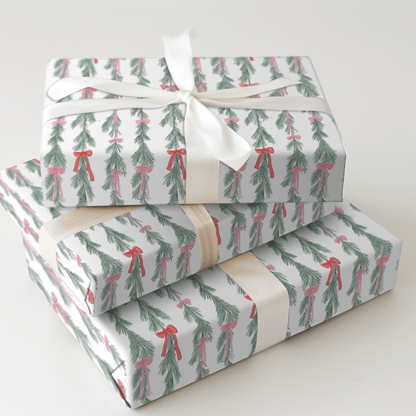 Bow Garland - Wrapping Paper - Aspen & Arlo