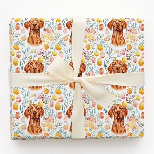 Easter Eggs with the Vizsla - Wrapping Paper - Aspen & Arlo