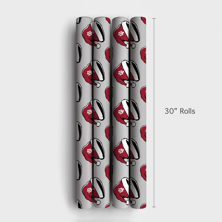 Hoosier Holiday Hat - Wrapping Paper - Aspen & Arlo