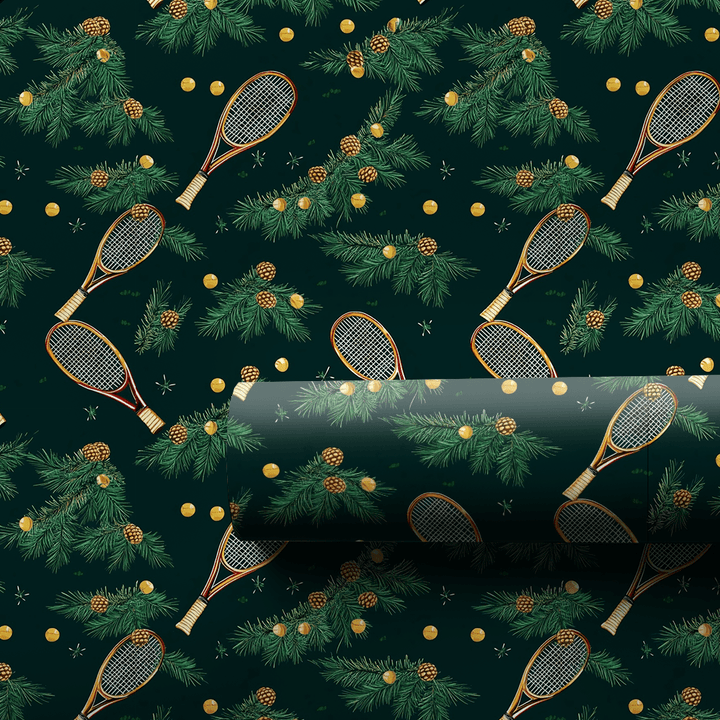 Evergreen Racket - Wrapping Paper - Aspen & Arlo