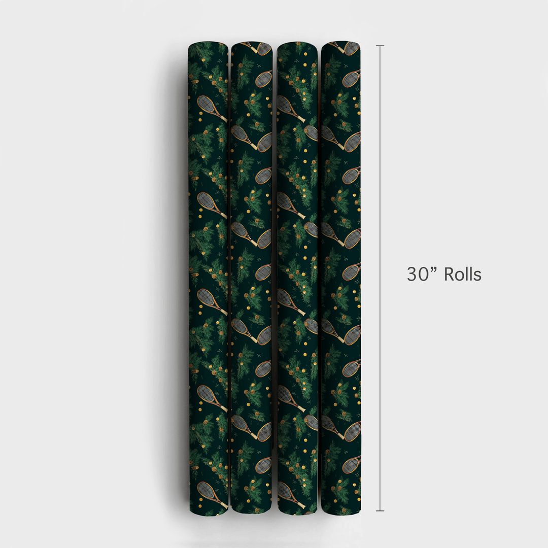 Evergreen Racket - Wrapping Paper - Aspen & Arlo