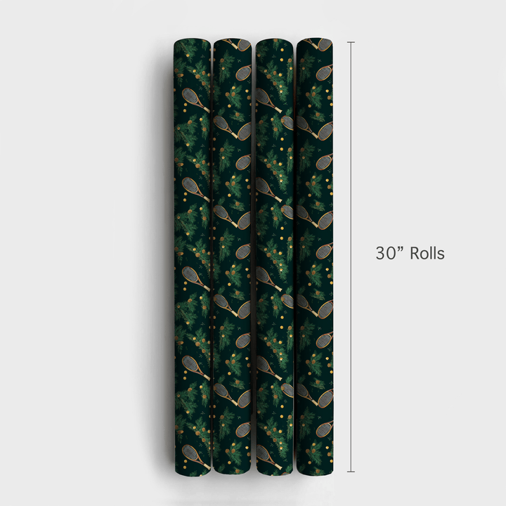 Evergreen Racket - Wrapping Paper - Aspen & Arlo