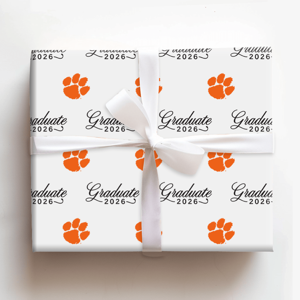 Clemson Graduate 2026 - Wrapping Paper - Aspen & Arlo