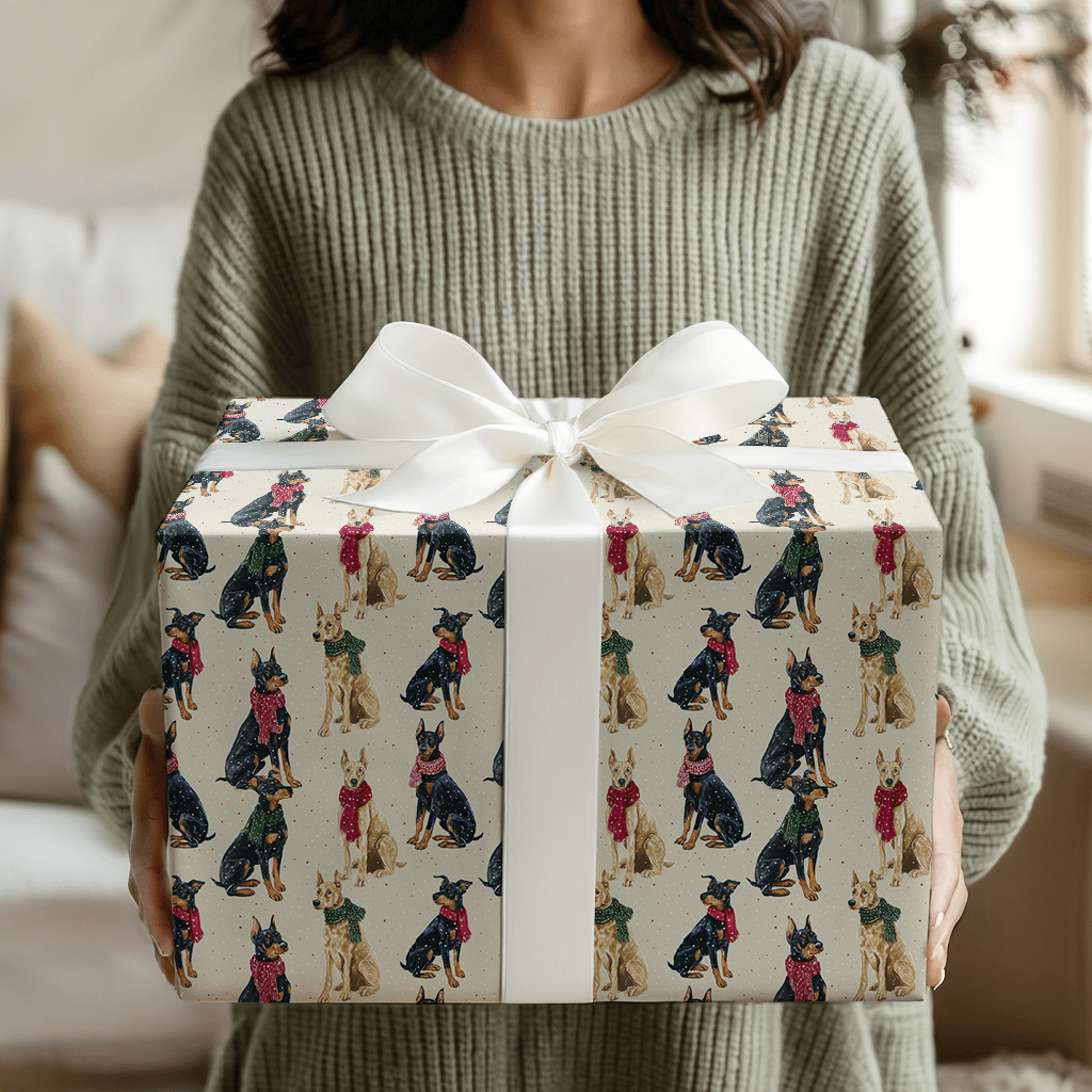 Doberman Wonderland - Wrapping Paper - Aspen & Arlo