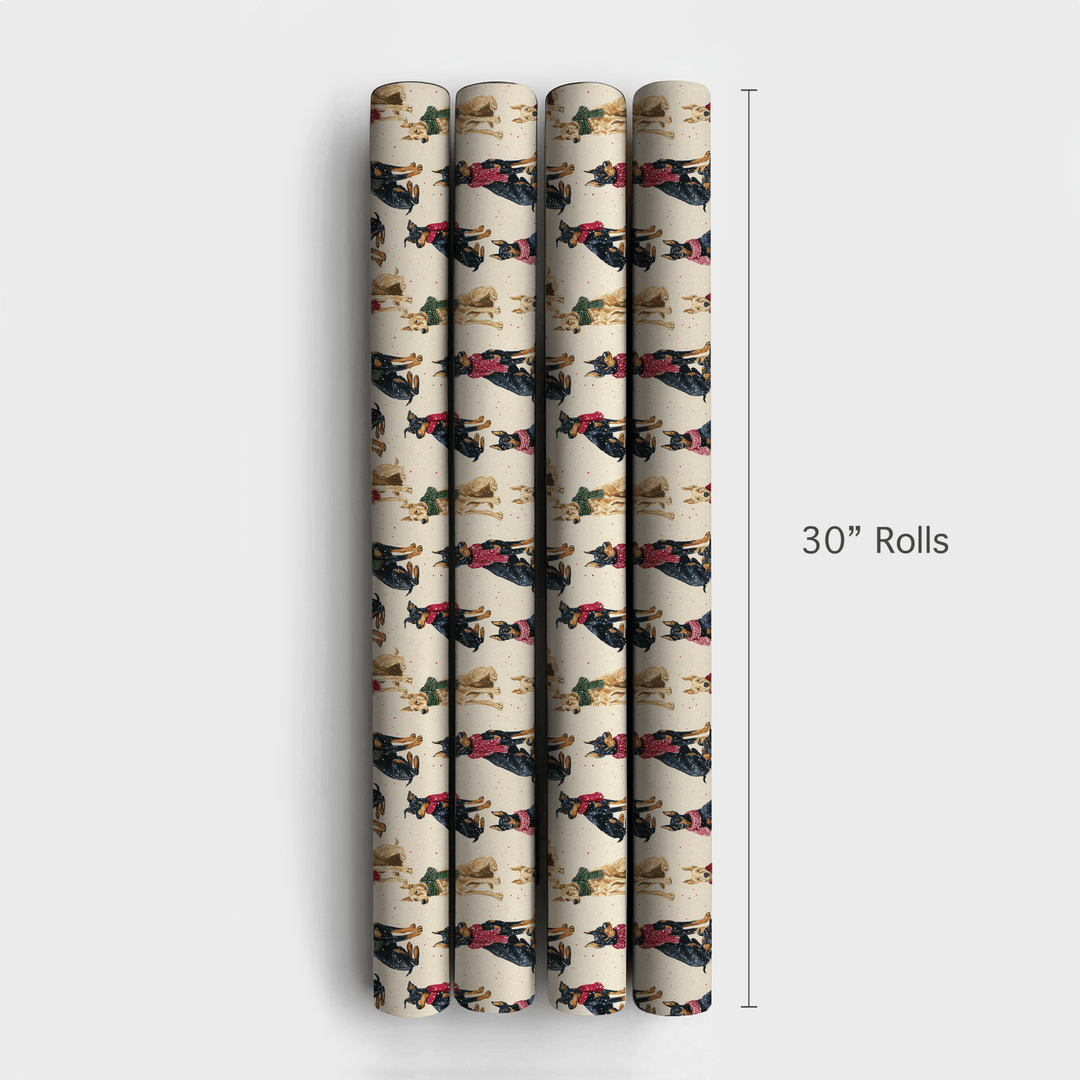 Doberman Wonderland - Wrapping Paper - Aspen & Arlo