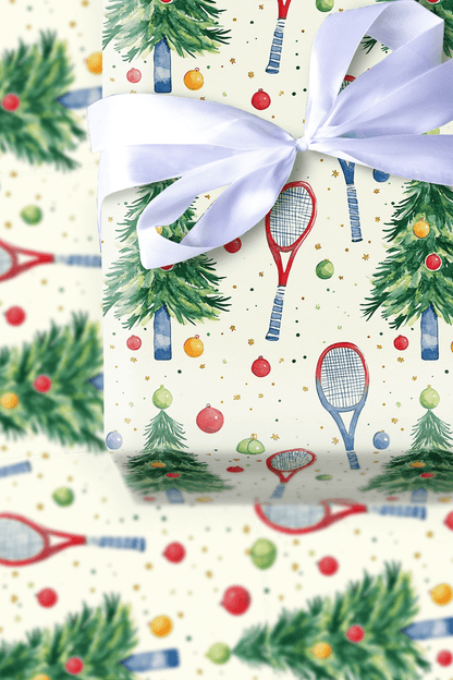 Tinsel and Tennis - Wrapping Paper - Aspen & Arlo