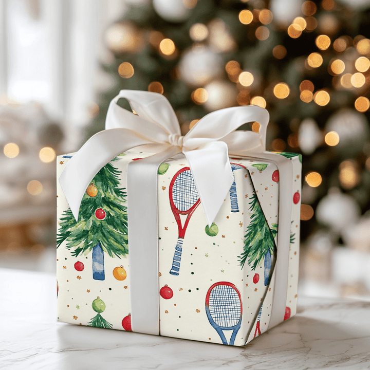 Tinsel and Tennis - Wrapping Paper - Aspen & Arlo