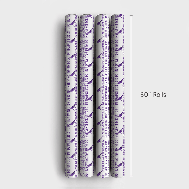 Created in Christ - Wrapping Paper - Aspen & Arlo