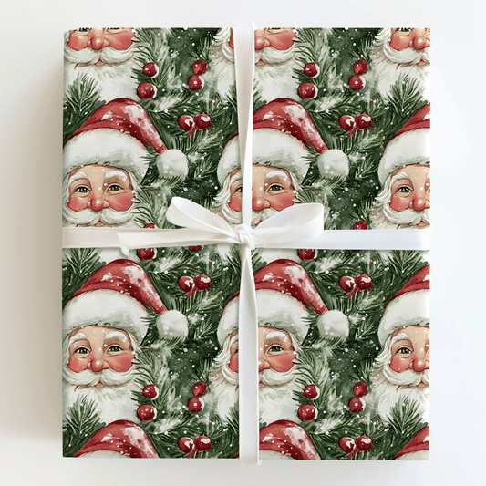 Merry Pine Blush - Wrapping Paper - Aspen & Arlo