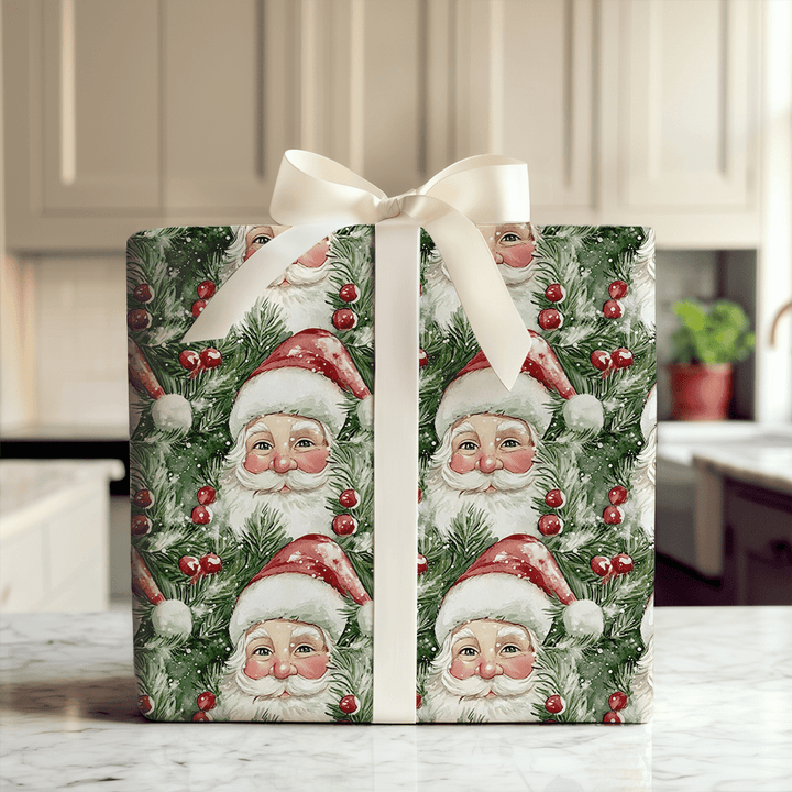 Merry Pine Blush - Wrapping Paper - Aspen & Arlo