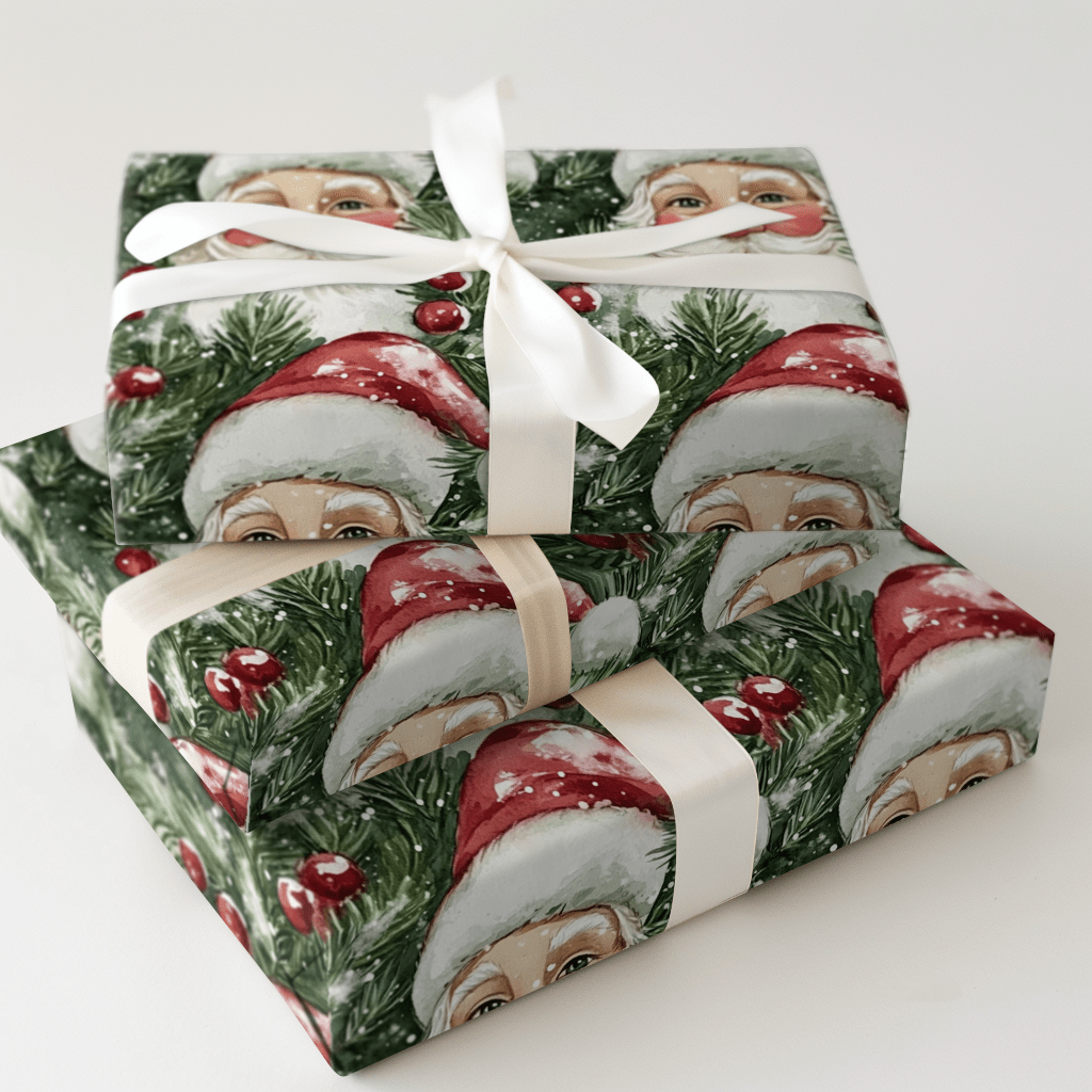 Merry Pine Blush - Wrapping Paper - Aspen & Arlo