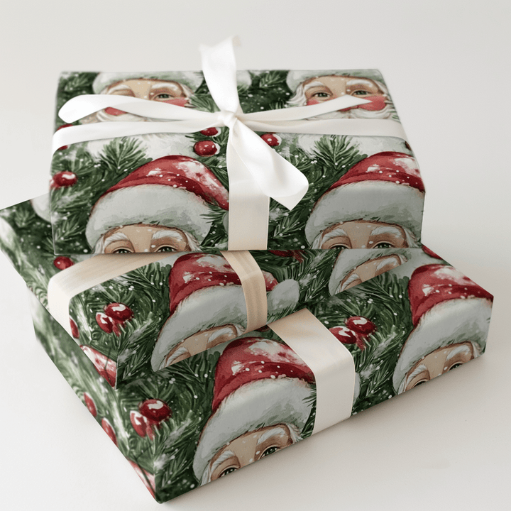 Merry Pine Blush - Wrapping Paper - Aspen & Arlo