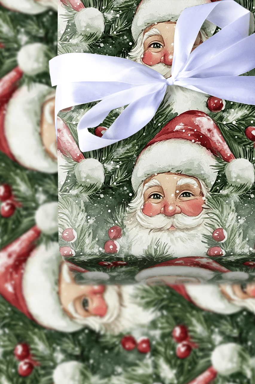 Merry Pine Blush - Wrapping Paper - Aspen & Arlo
