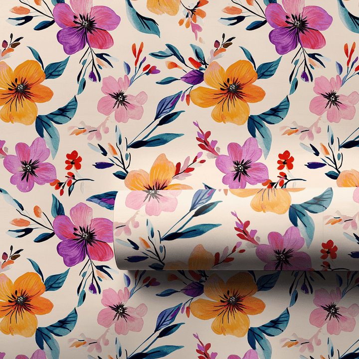 Blooming Softly - Wrapping Paper - Aspen & Arlo