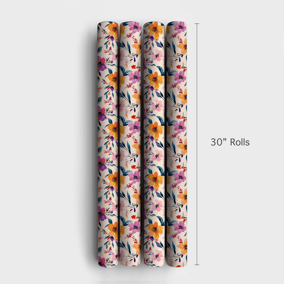 Blooming Softly - Wrapping Paper - Aspen & Arlo