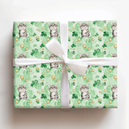 Golden with the American Shorthair - Wrapping Paper - Aspen & Arlo