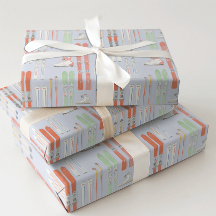 Ski Rack - Wrapping Paper - Aspen & Arlo