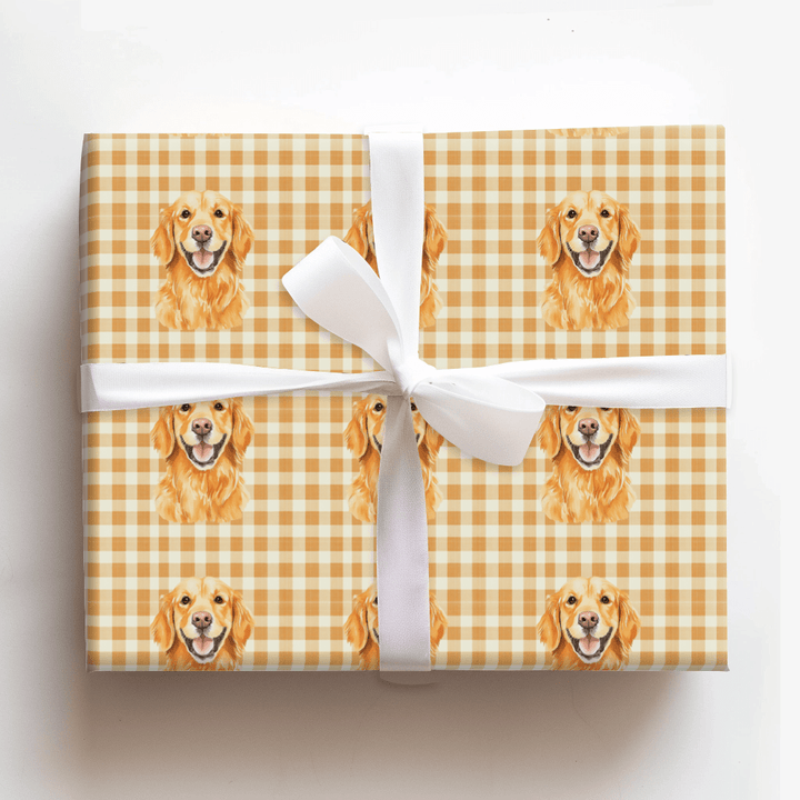 Golden Hour Fetch - Wrapping Paper - Aspen & Arlo