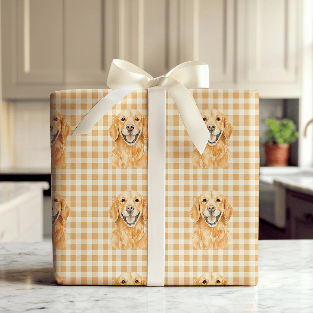 Golden Hour Fetch - Wrapping Paper - Aspen & Arlo