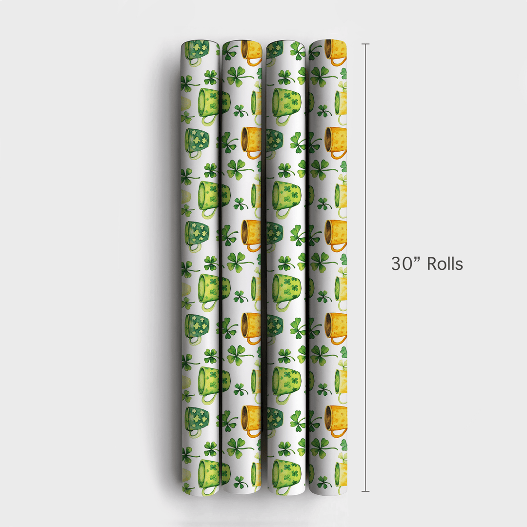 Lattes of Luck - Wrapping Paper - Aspen & Arlo