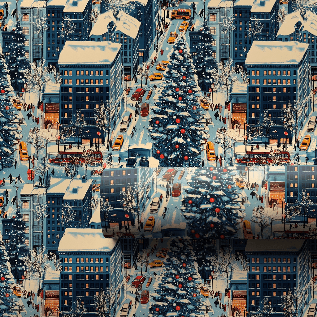 A Festive Fifth Ave - Wrapping Paper - Aspen & Arlo