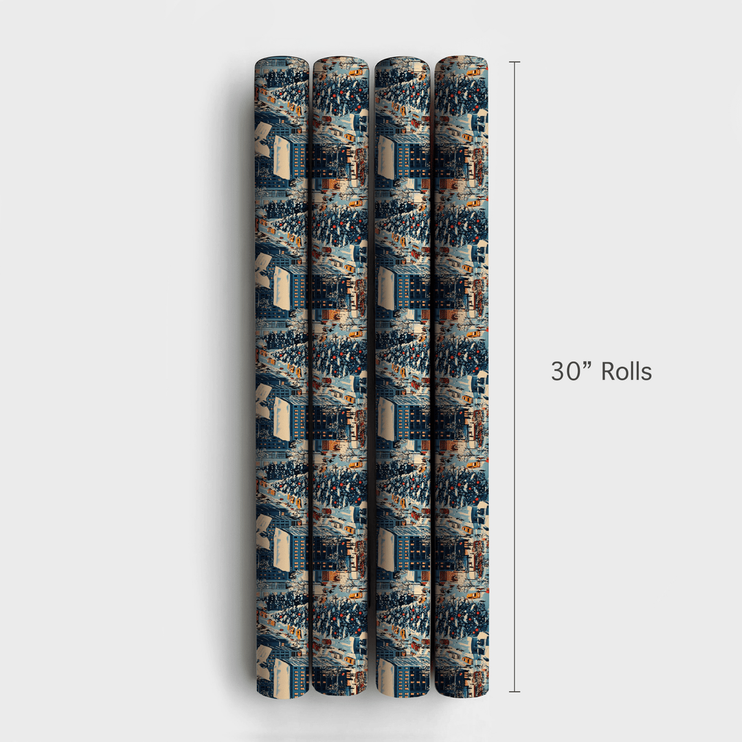 A Festive Fifth Ave - Wrapping Paper - Aspen & Arlo