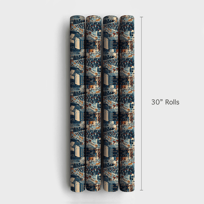 A Festive Fifth Ave - Wrapping Paper - Aspen & Arlo
