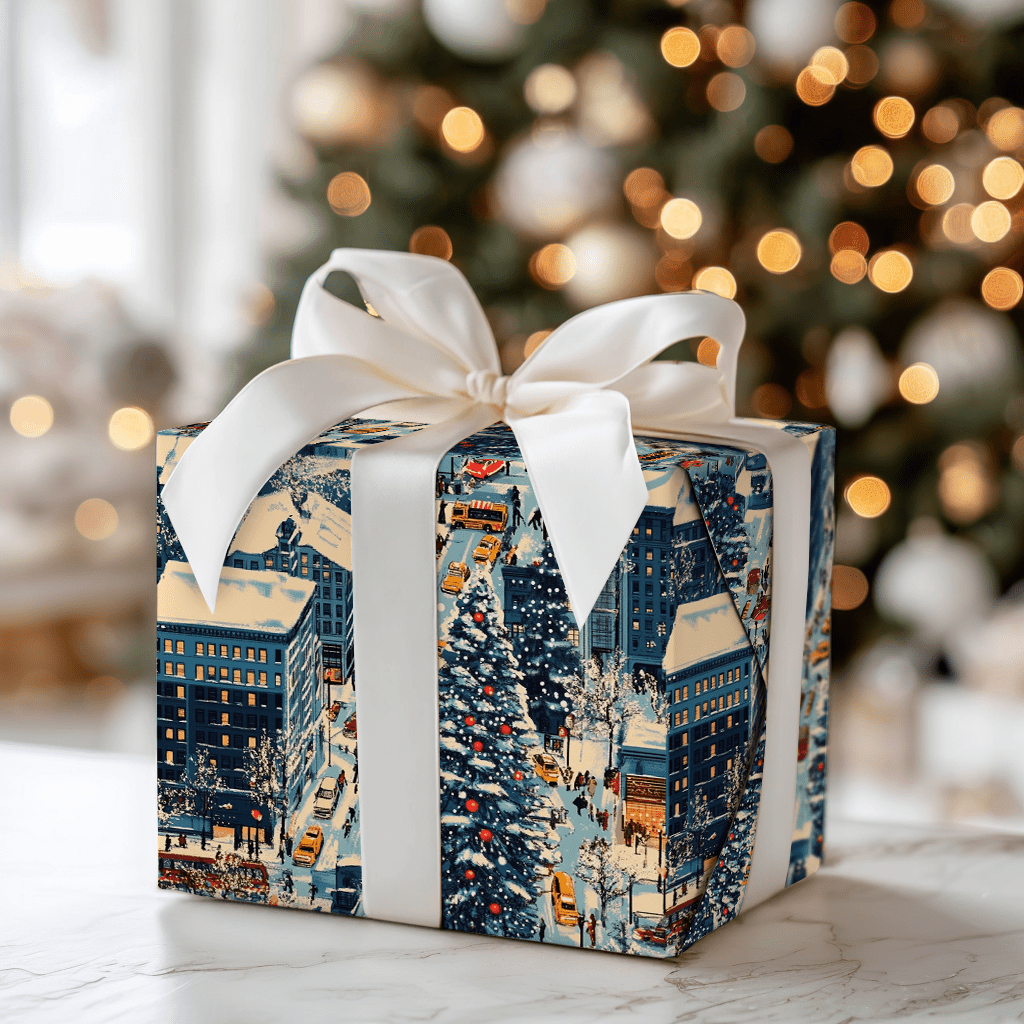 A Festive Fifth Ave - Wrapping Paper - Aspen & Arlo
