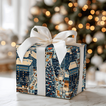A Festive Fifth Ave - Wrapping Paper - Aspen & Arlo