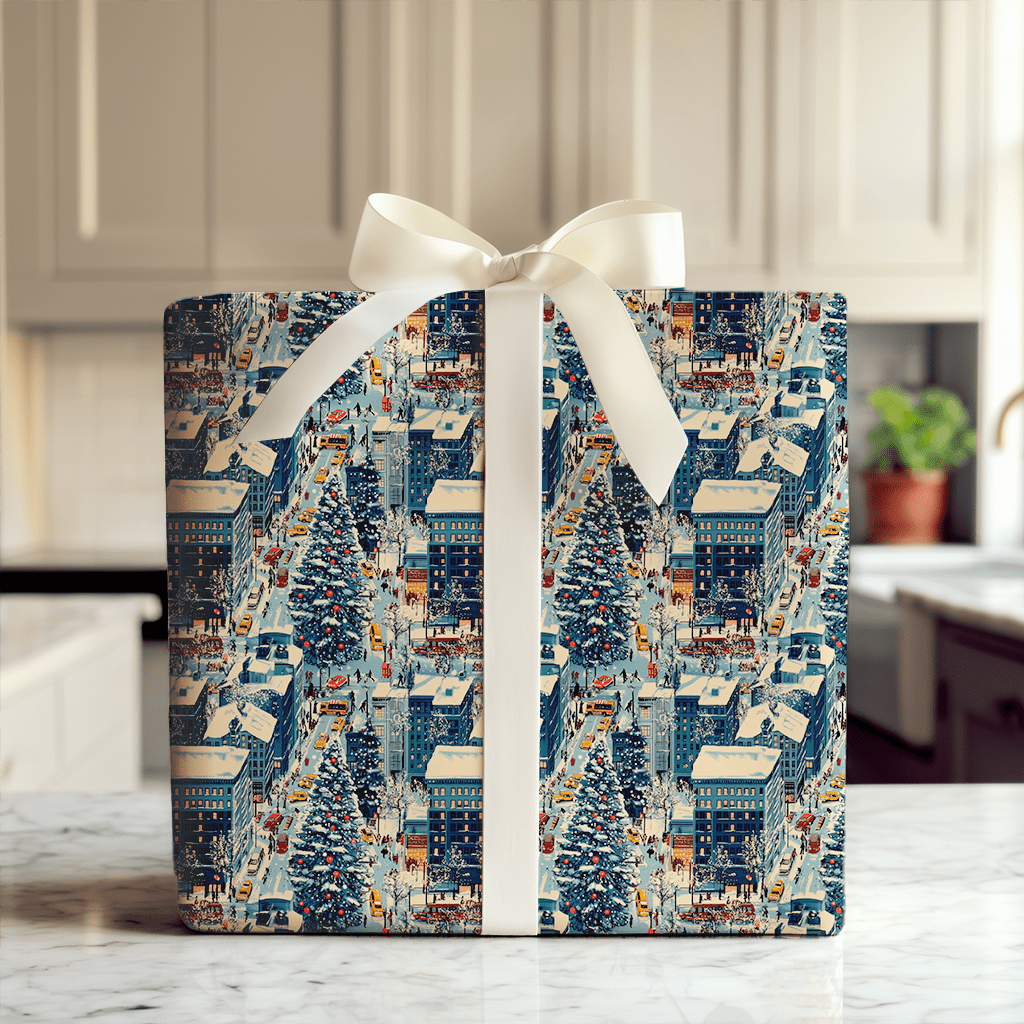 A Festive Fifth Ave - Wrapping Paper - Aspen & Arlo