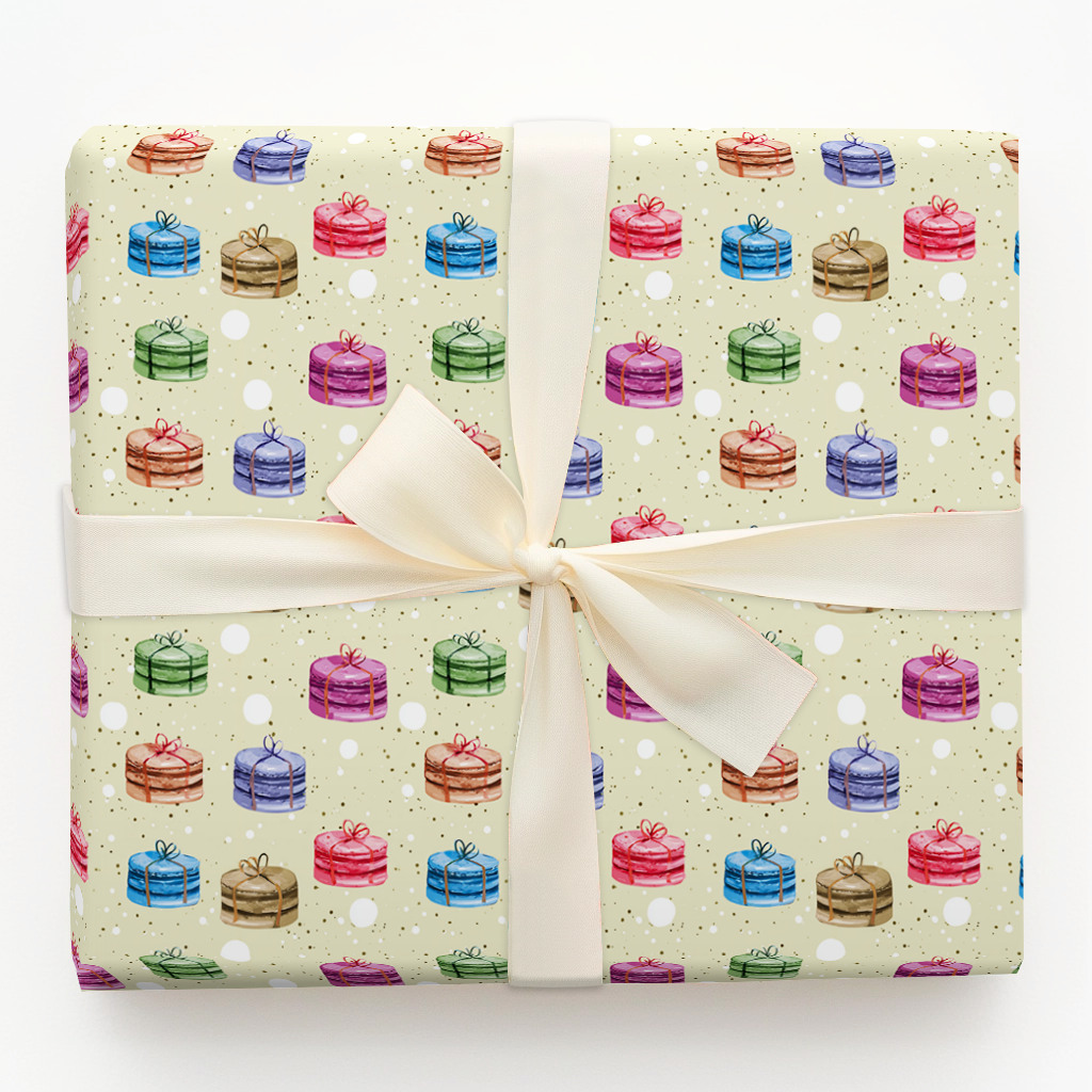 Ribboned Macaron Stack