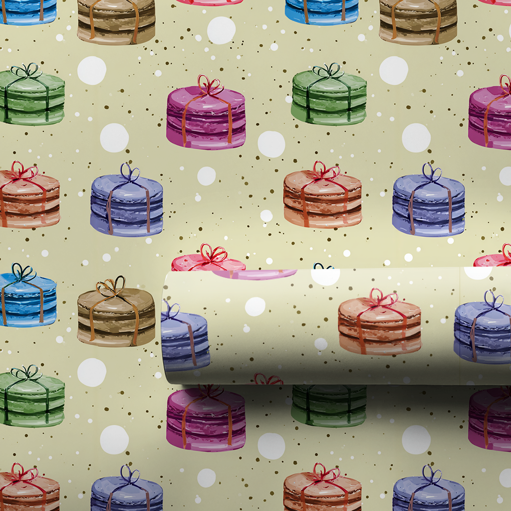 Ribboned Macaron Stack