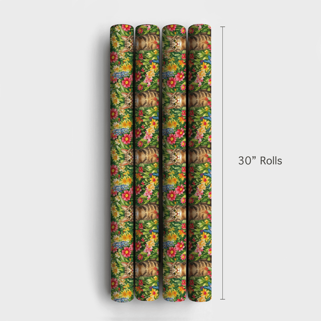Garden Day with the American Wirehair - Wrapping Paper - Aspen & Arlo