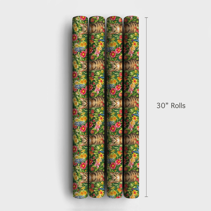 Garden Day with the American Wirehair - Wrapping Paper - Aspen & Arlo