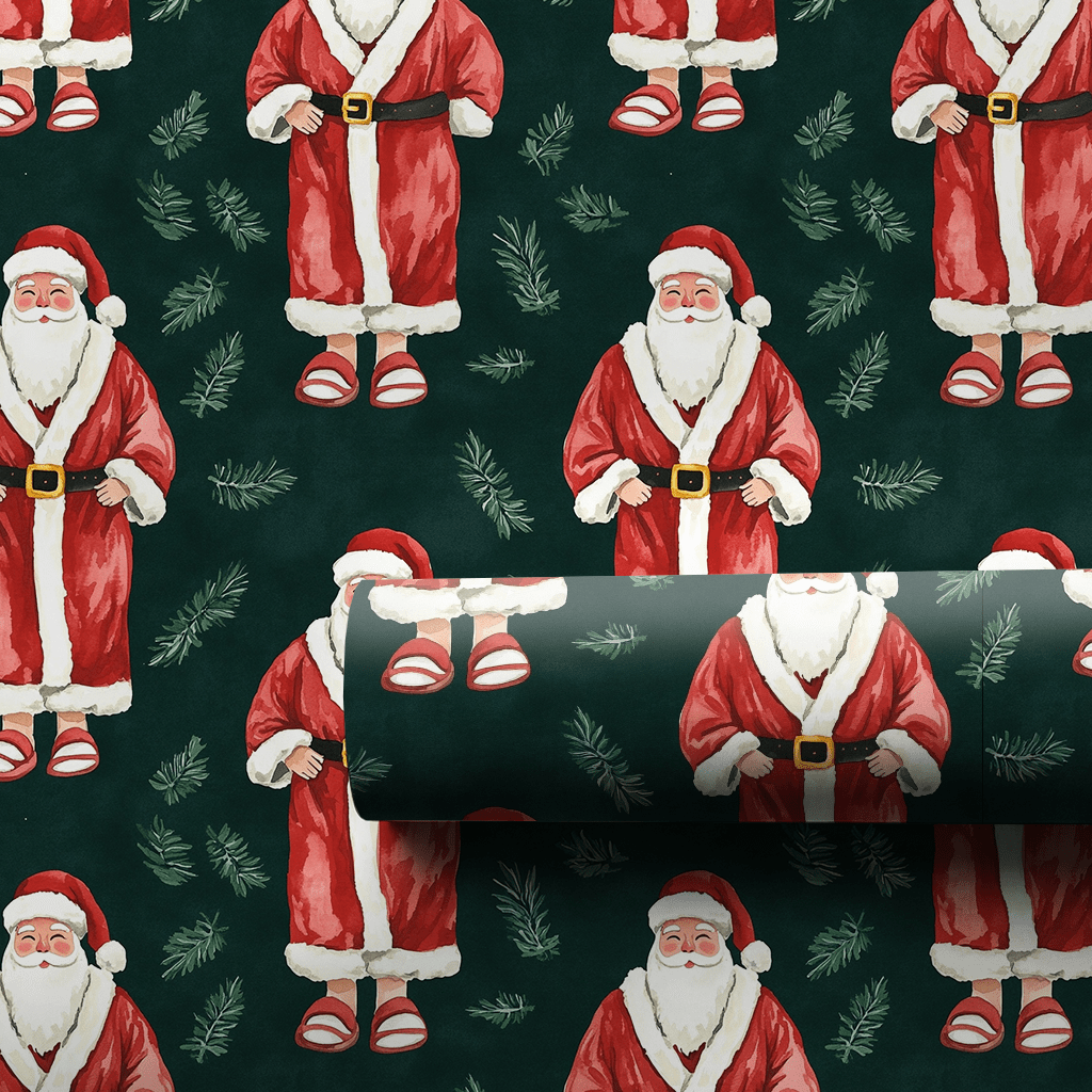 Santa's Chill Zone - Wrapping Paper - Aspen & Arlo