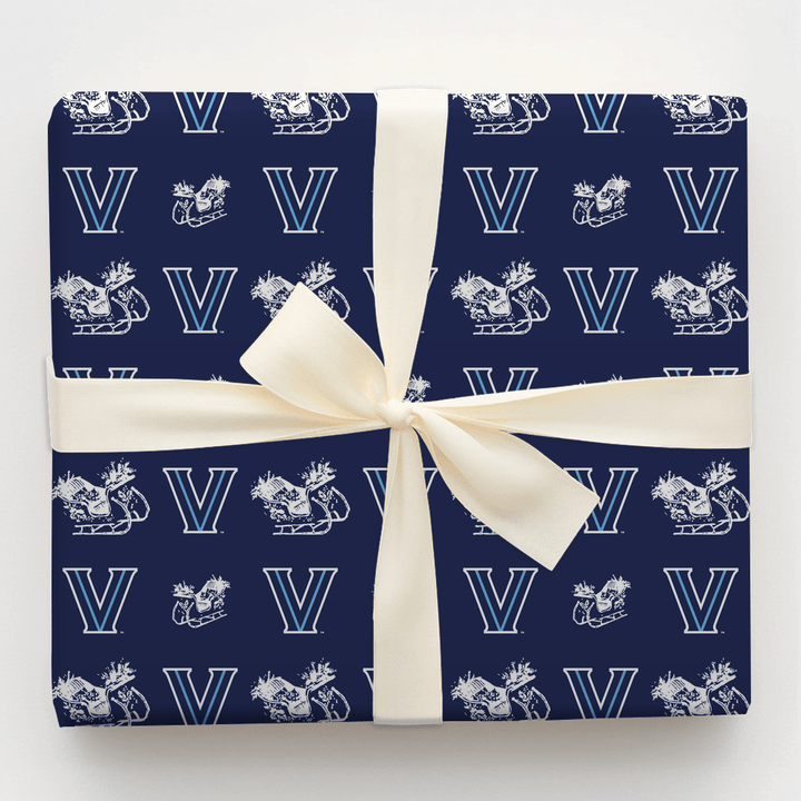 Sleigh Villanova - Wrapping Paper - Aspen & Arlo