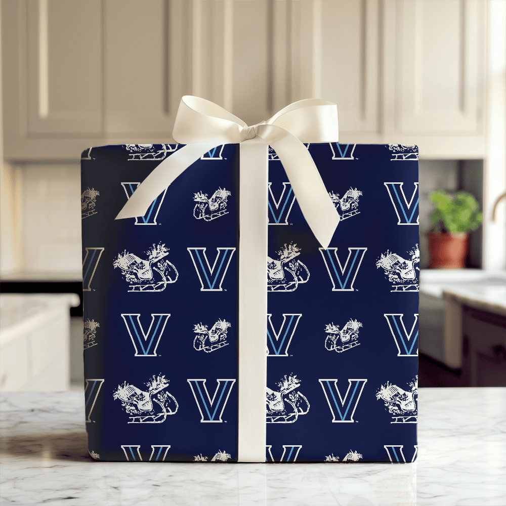 Sleigh Villanova - Wrapping Paper - Aspen & Arlo