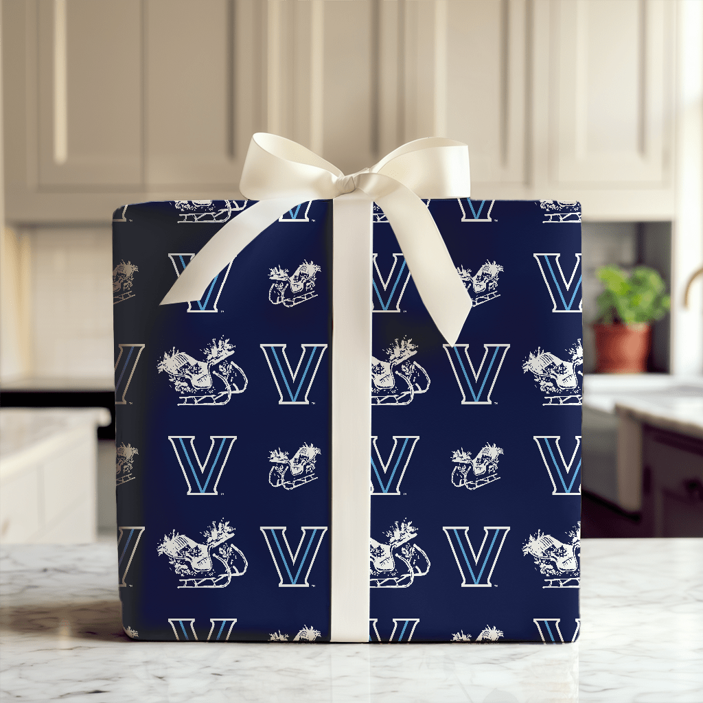 Sleigh Villanova - Wrapping Paper - Aspen & Arlo