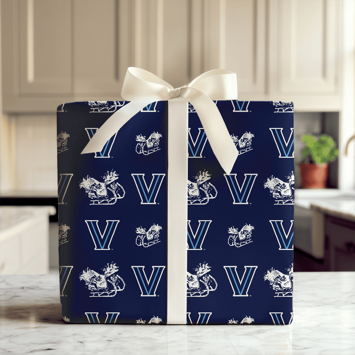 Sleigh Villanova - Wrapping Paper - Aspen & Arlo