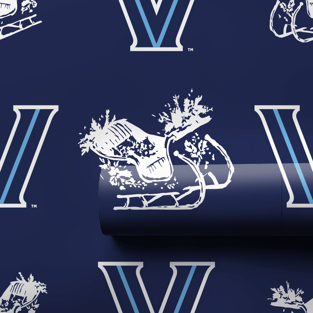 Sleigh Villanova - Wrapping Paper - Aspen & Arlo