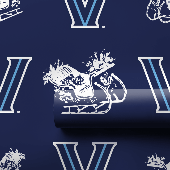 Sleigh Villanova - Wrapping Paper - Aspen & Arlo
