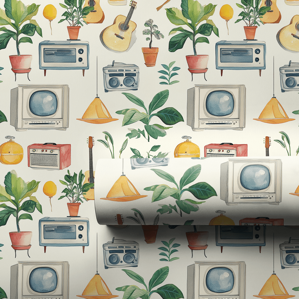 70s Childhood - Wrapping Paper - Aspen & Arlo