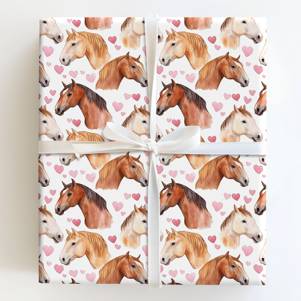 American Quarter Valentine - Wrapping Paper - Aspen & Arlo
