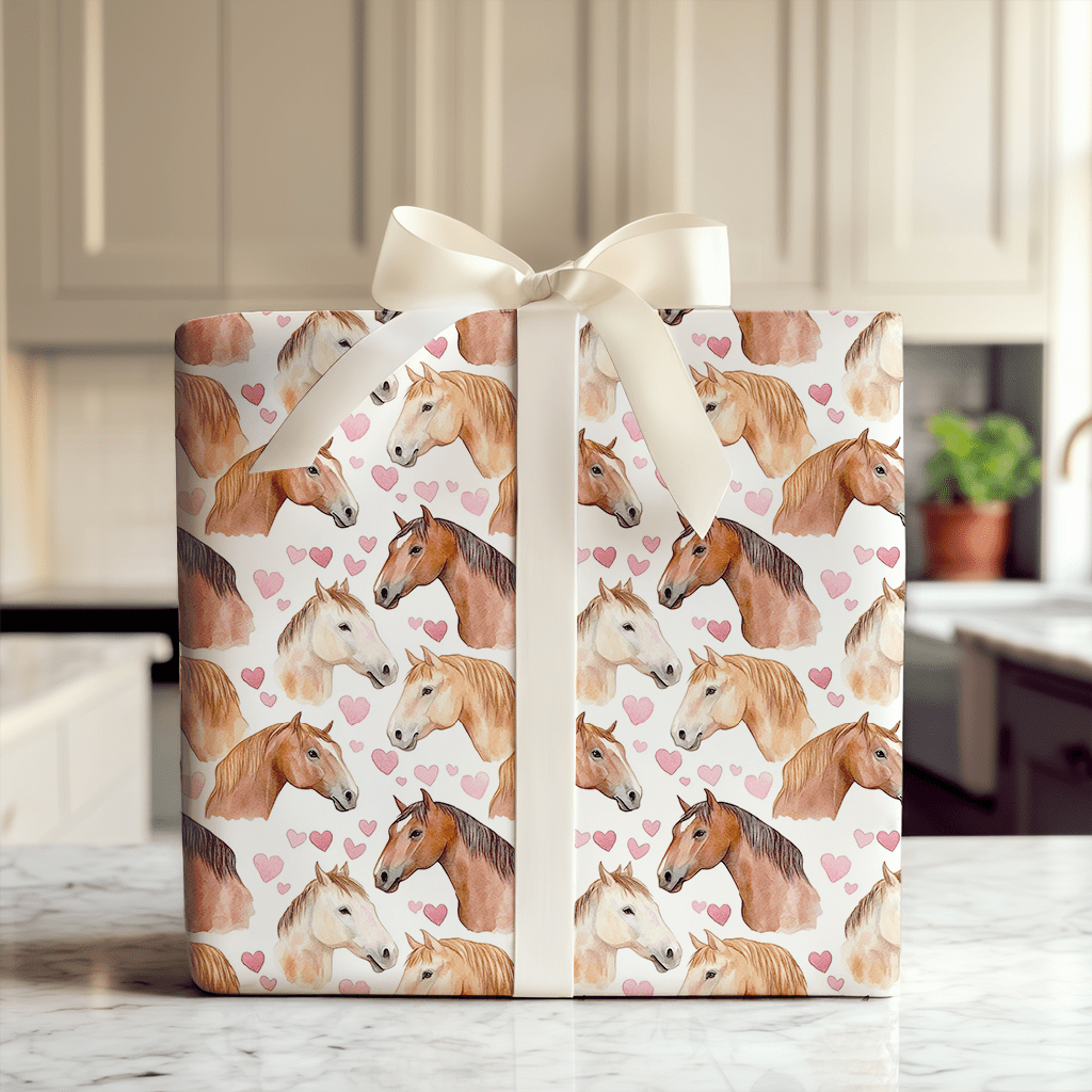 American Quarter Valentine - Wrapping Paper - Aspen & Arlo