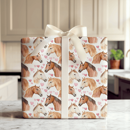 American Quarter Valentine - Wrapping Paper - Aspen & Arlo